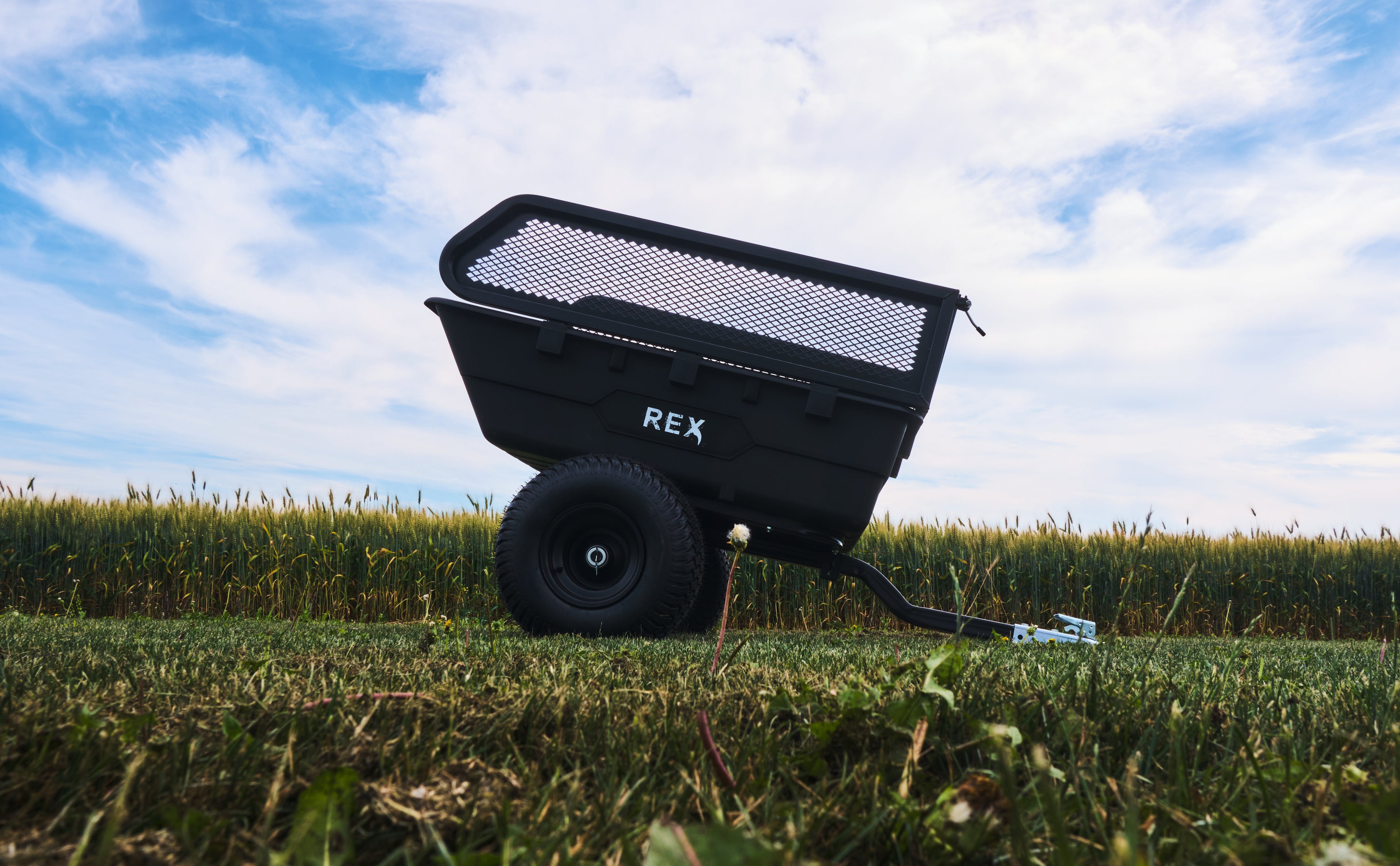 REX Equipment Utility Dumper in a Canadian Farm Field