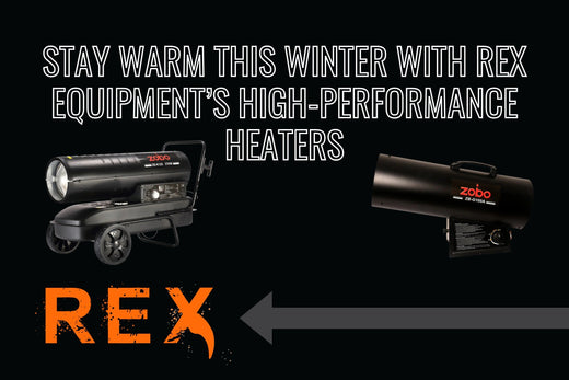 Stay Warm This Winter with Rex Equipment’s High-Performance Heaters