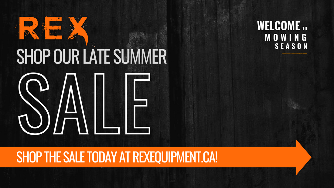 Rex Equipment's Late Summer Sale is Here!