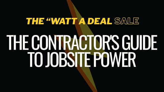 The Contractor's Guide to Jobsite Power: Choosing the Right Generator